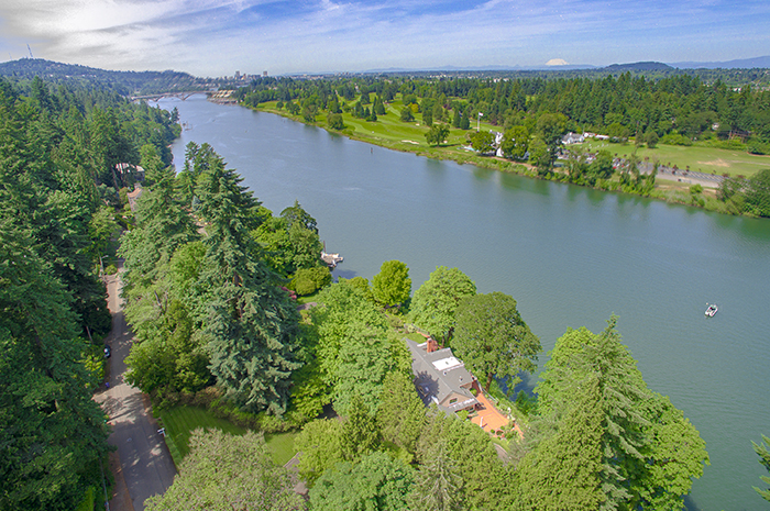 Willamette River Aerial View